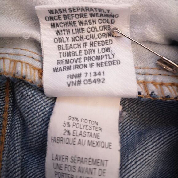 L.L. Bean Classic Fit Ladies Size 14 Tall Medium Wash Blue Jeans - Picture 7 of 15